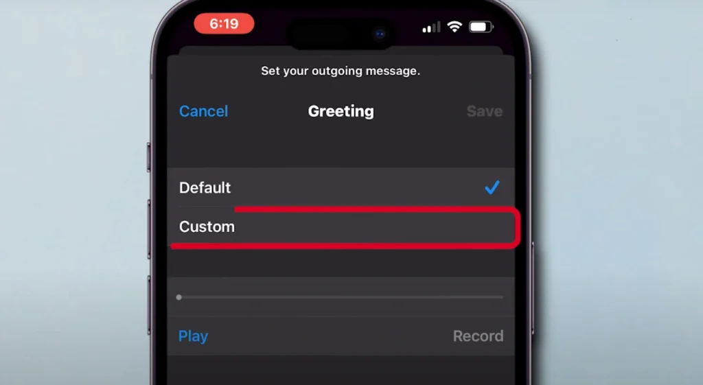 A picture of custom button