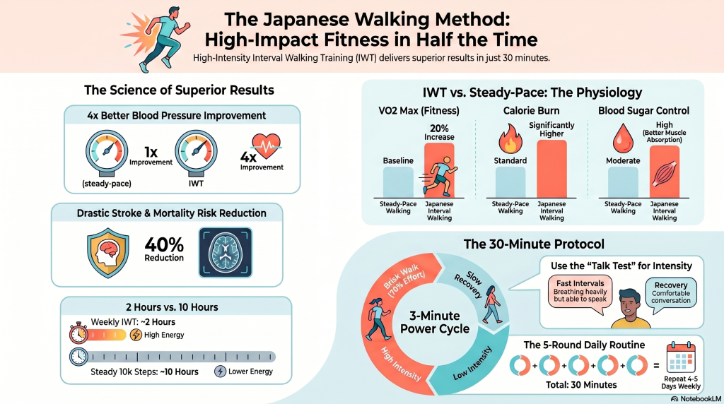 Japanese walking method